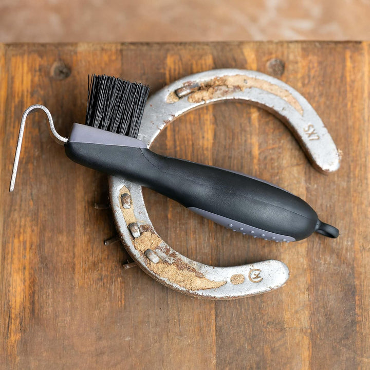 Soft Grip Hoof Pick - Black - One Size