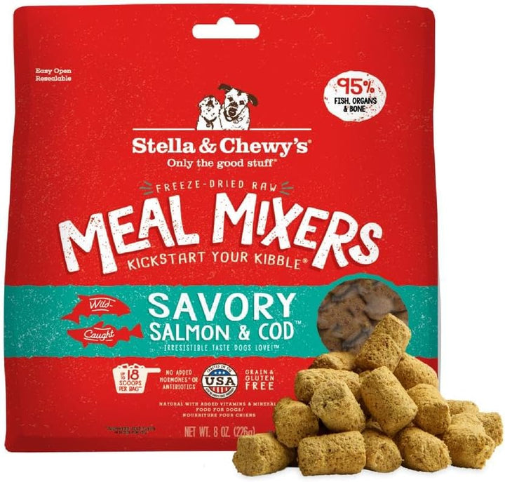 Freeze-Dried Raw Chicken Meal Mixers- Dog Food Topper and Mixer - Made with 95% Cage-Free Chicken, Organs & Bone - Perfect for Picky Eaters - Grain-Free - 3.5Oz