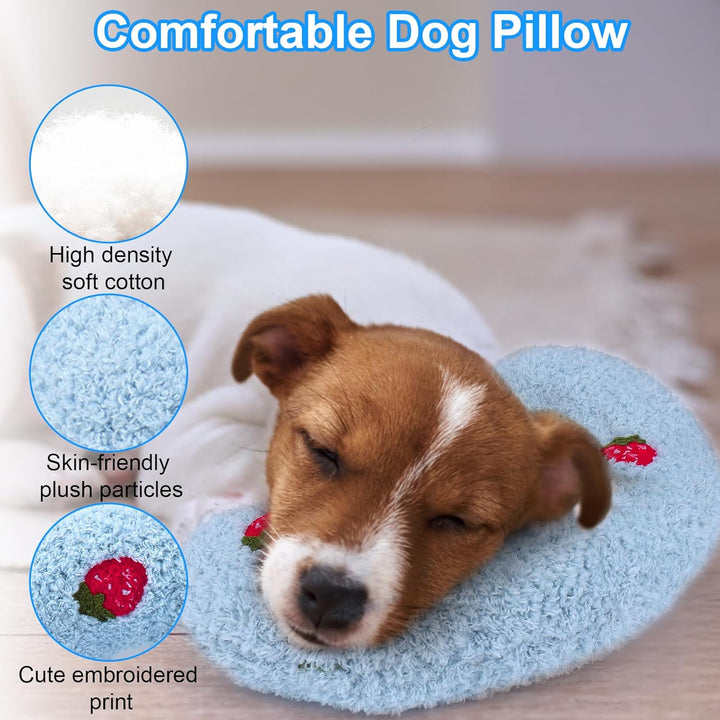 Dog Pillow, Anxiety Relief Pillow for Dog, Ultra Soft High Density Calming Pillow for Joint Relief Sleeping Improve, Pet Calming Toy
