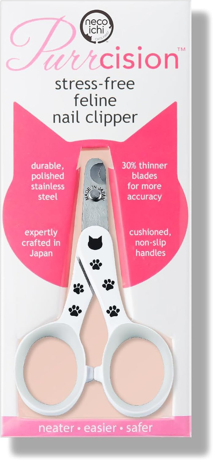 Purrcision Feline Cat Nail Clippers Stress-Free, Expertly Crafted in Japan, Neater, Easier, Safer, 30% Thinner Blades, No.1 Seller in Japan!