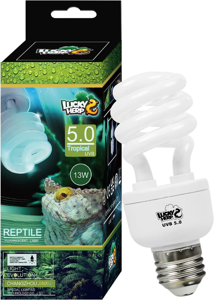 Desert UVA UVB Reptile Light Bulb 10.0 26W Compact Fluorescent Lamp