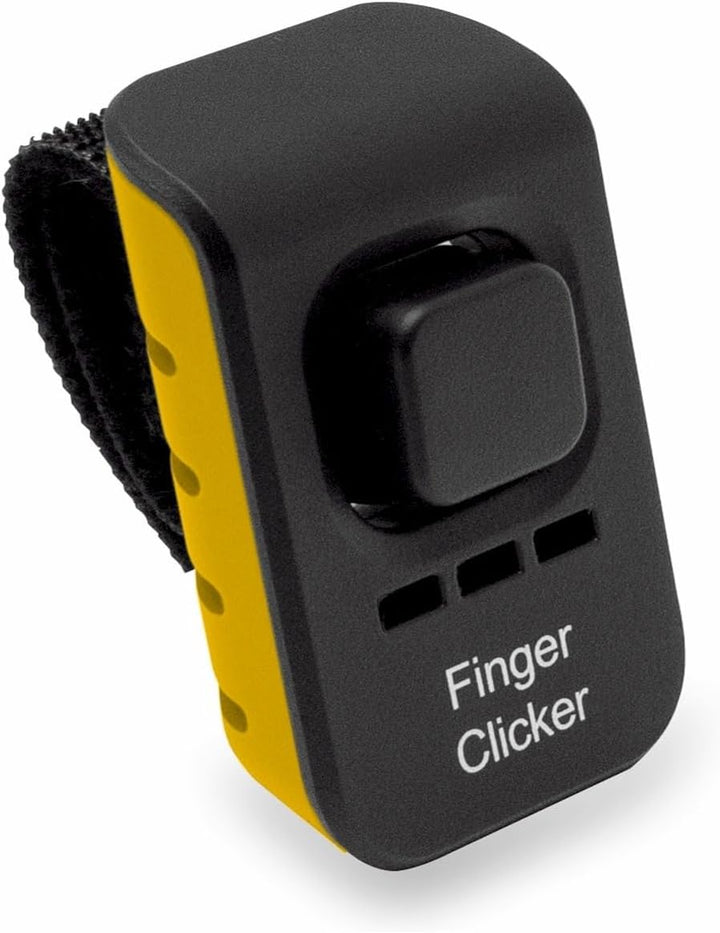 Dog Training Finger Clicker with Audible Sound for Positive Reinforcement, Behavior and Obedience Pet Trainer, Red