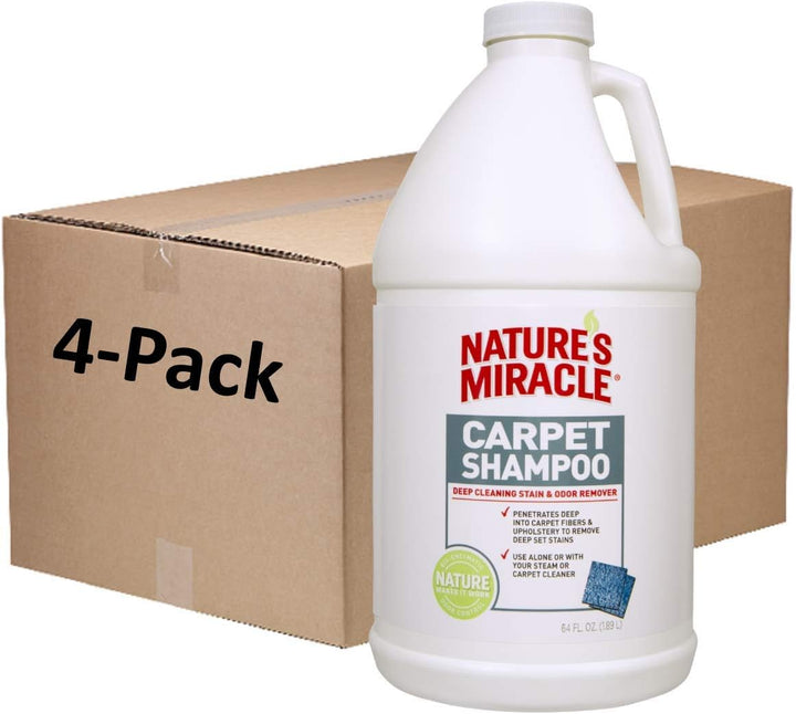 Nature’S Miracle Carpet Shampoo, Deep-Cleaning Pet Stain and Odor Remover, 64 Ounces