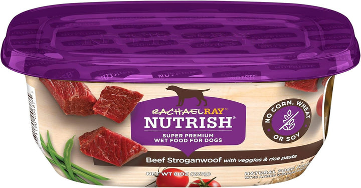 Rachael Ray  Premium Natural Wet Dog Food, Savory Favorites Variety Pack, 8 Ounce Tub (Pack of 6)