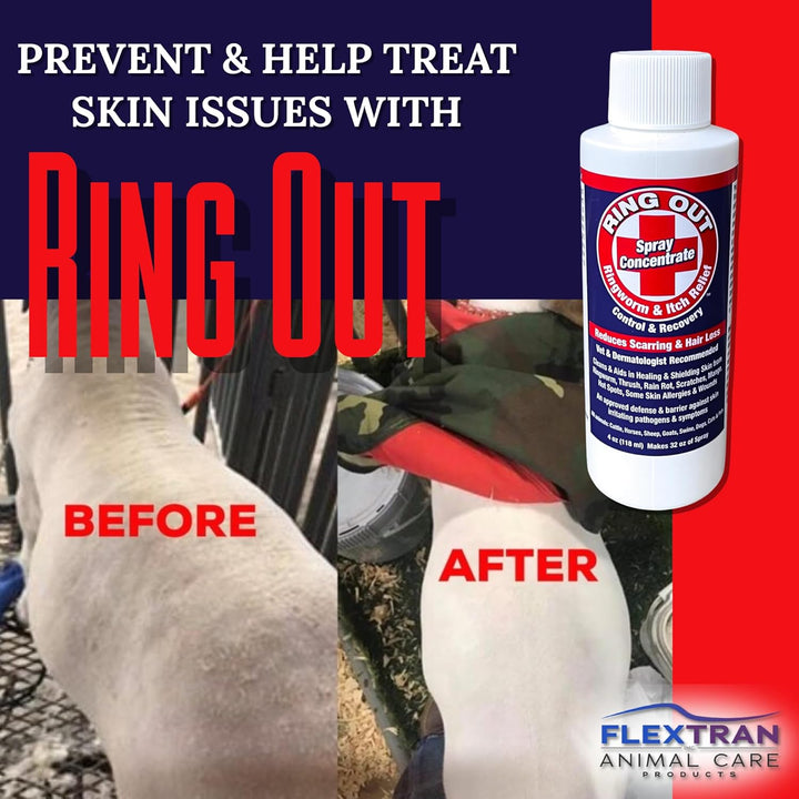 - Control and Help Ringworm for Cats, Dogs, Sheep, Goats, Cattle, Horses, All Pets and Livestock Makes 32 Oz. of Spray