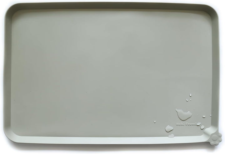 -Waterproof Pet Feeding Mats with High Lips - Multiple Size and Colors for Dogs, Cats & Others-G