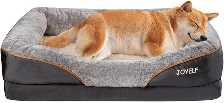 Xxlarge Memory Foam Dog Bed, Orthopedic Dog Bed & Sofa with Removable Washable Cover for Large Dogs