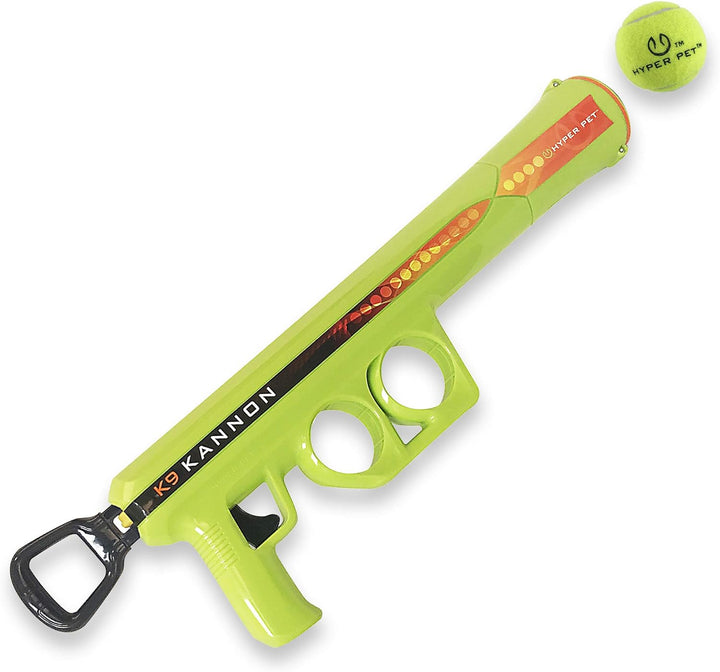 K9 Kannon Dog Ball Thrower Launcher for Dogs, All Breeds up to 60 Pounds, with One  2.5 Inch Tennis Ball, for All Breeds