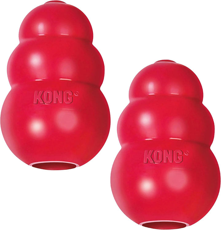 Classic Stuffable Dog Toy - Fetch & Chew Toy for Dogs - Treat-Filling Capabilities & Erratic Bounce for Extended Play Time - Durable Natural Rubber Material - for Large Dogs