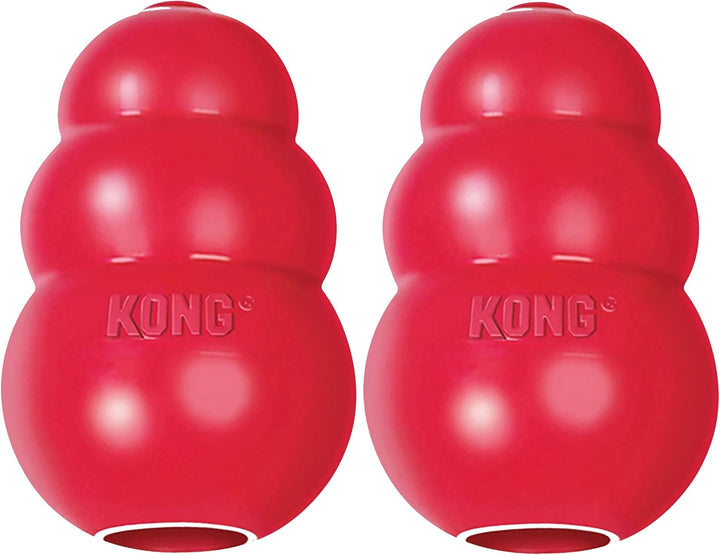 Classic Stuffable Dog Toy - Fetch & Chew Toy for Dogs - Treat-Filling Capabilities & Erratic Bounce for Extended Play Time - Durable Natural Rubber Material - for Large Dogs