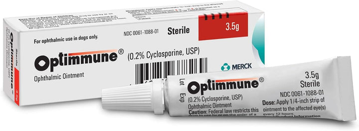 Ophthalmic Ointment, 0.2% Cyclosporine, for Dogs, 3.5Gm