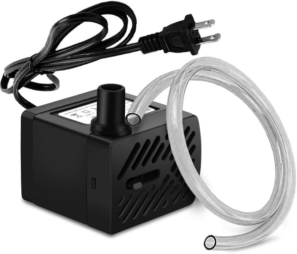 50GPH 3W Mini Submersible Water Pump for Aquariums, Fish Tank, Pond, Fountain, Hydroponics