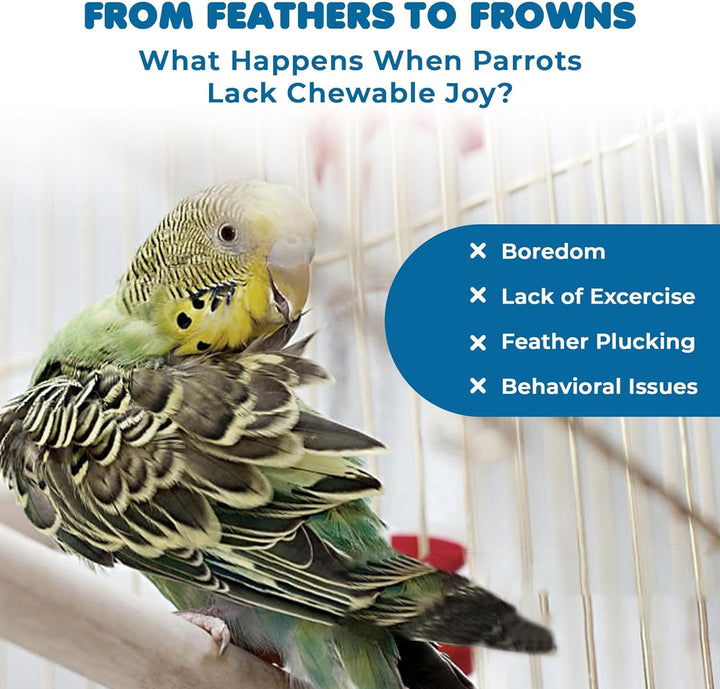 Wooden Bird Ladder Bridge, Hanging Exercise Toy, Bird Playground Cage Accessory, Natural Wood, Edible Dye, Interactive Small Bird Toy, Parakeet, Cockatiel, Conure, Budgie Climbing Ladder