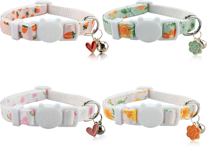 Cat Collars with Bells, Breakaway Kitten Collar, Cute Kitty Collar, Pet Supplies Accessories
