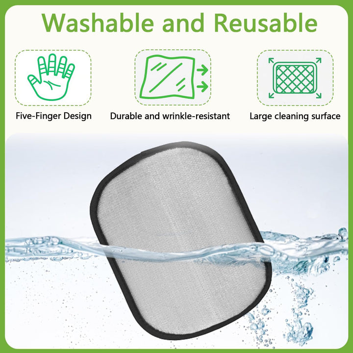 Pet Hair Removal Glove for Cats and Dogs - Electrostatic Pet Hair Remover Glove | Reusable Brush Pet Hair Remover for Couch, Carpet, Car Seat & Laundry