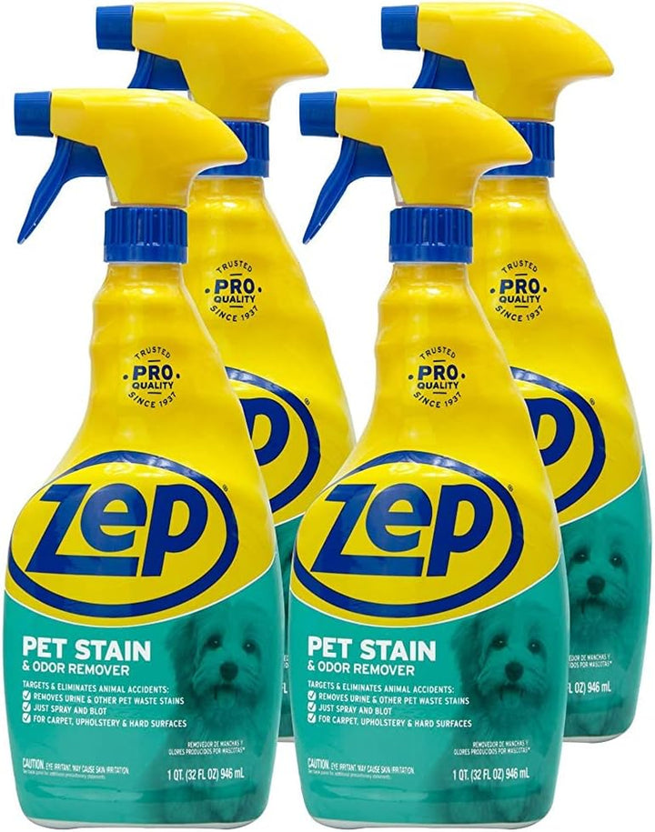 Pet Stain and Odor Remover 32 Oz ZUPETODR32 (Cases of 4)