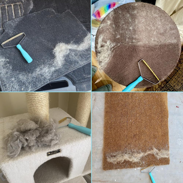 er Pro Pet Hair Removal Tool - Special Dog Hair Remover Multi Fabric Edge and Carpet Rake by  - Cat Fur Remover for Couch, Pet Towers, Rugs, Cat Mats and Trunks & Much More