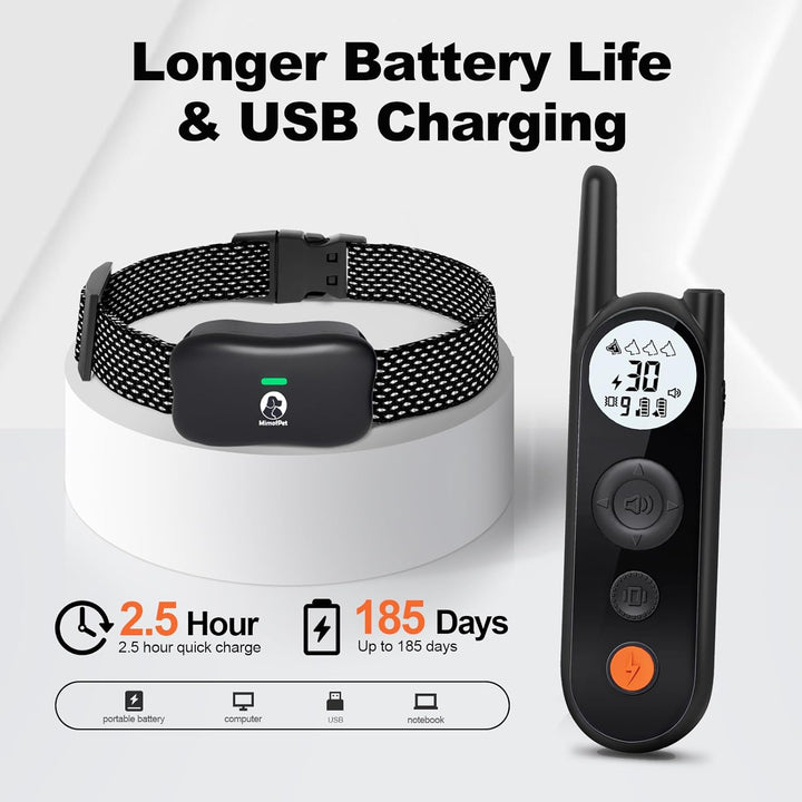 Wireless Dog Fence System for 2 Dogs - up to 3500Ft Adjustable Electric Fence,Waterproof Training Collar Rechargeable,Pet Containment System for Large Medium Dogs