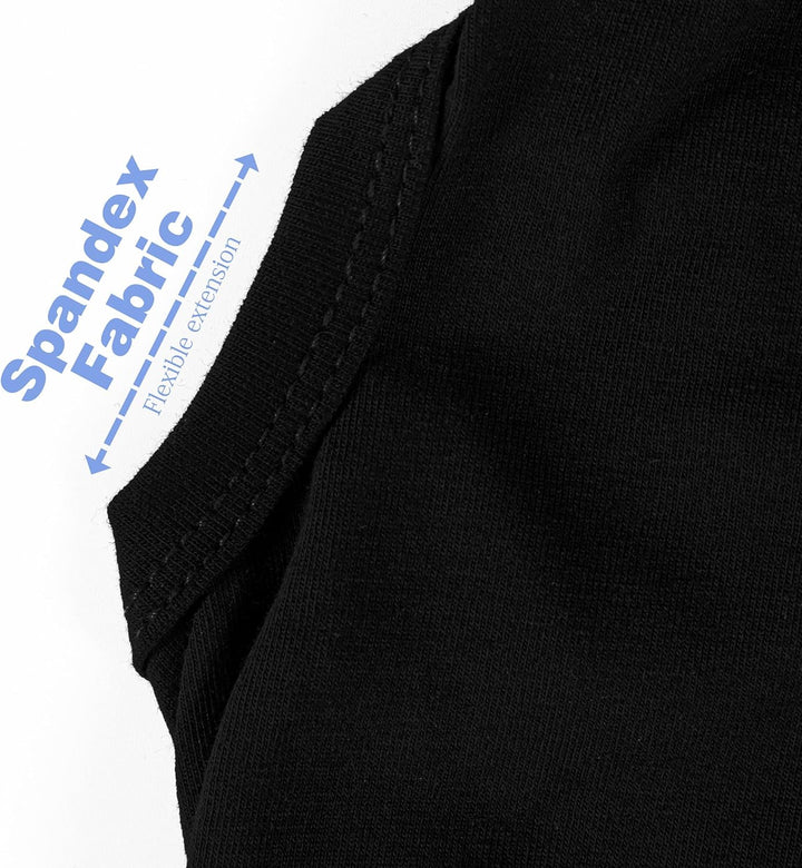 Cozy Sleeveless Canine Wear Dog Clothes, Soft, Lightweight, and Breathable Cotton Dog Shirt with I'M Mom'S Favorite Print.Vest Tank Top Ideal for Small, Medium, and Large Breeds Black M