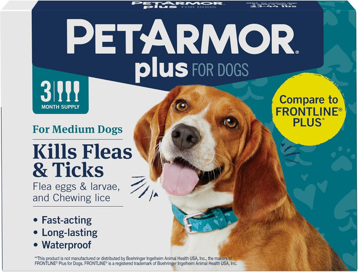 plus Flea and Tick Prevention for Cats over 1.5 Lbs, Cat Flea and Tick Treatment, 6 Doses, Waterproof Topical, Fast Acting