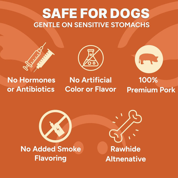 Gaines Pet Pig Ears for Dogs - 40 Count, Thick Cut, All-Natural Whole Ears - No Additives or Hormones, Safe Rawhide Alternative, Dental Health, Easy to Digest, Great for Small to Large Dogs