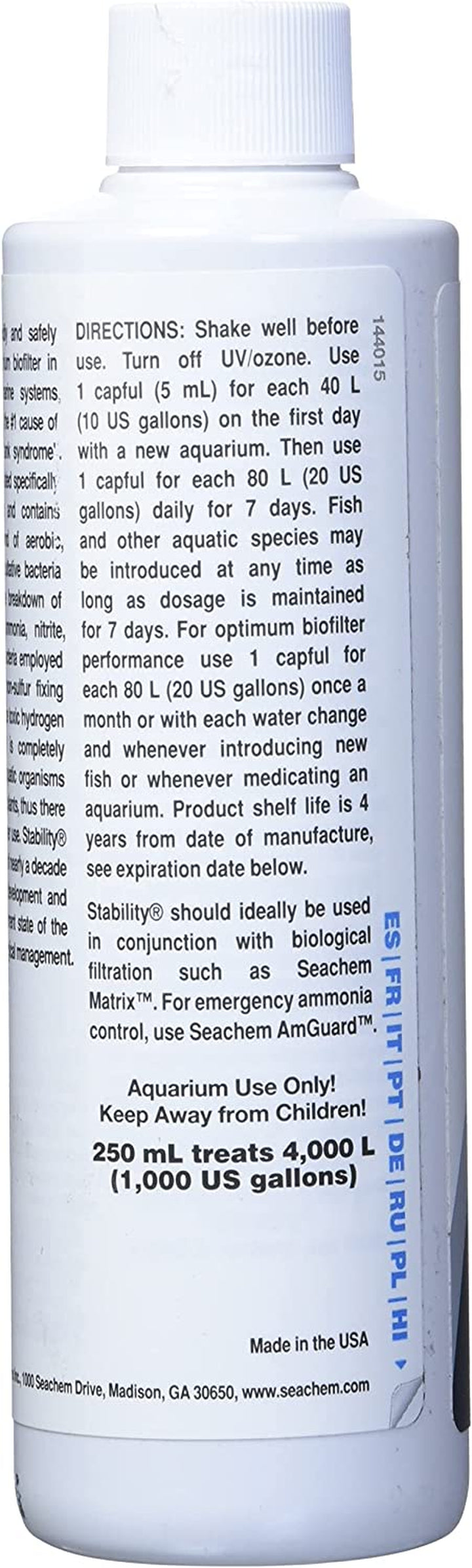 Stability - for Freshwater and Marine Aquariums 250Ml