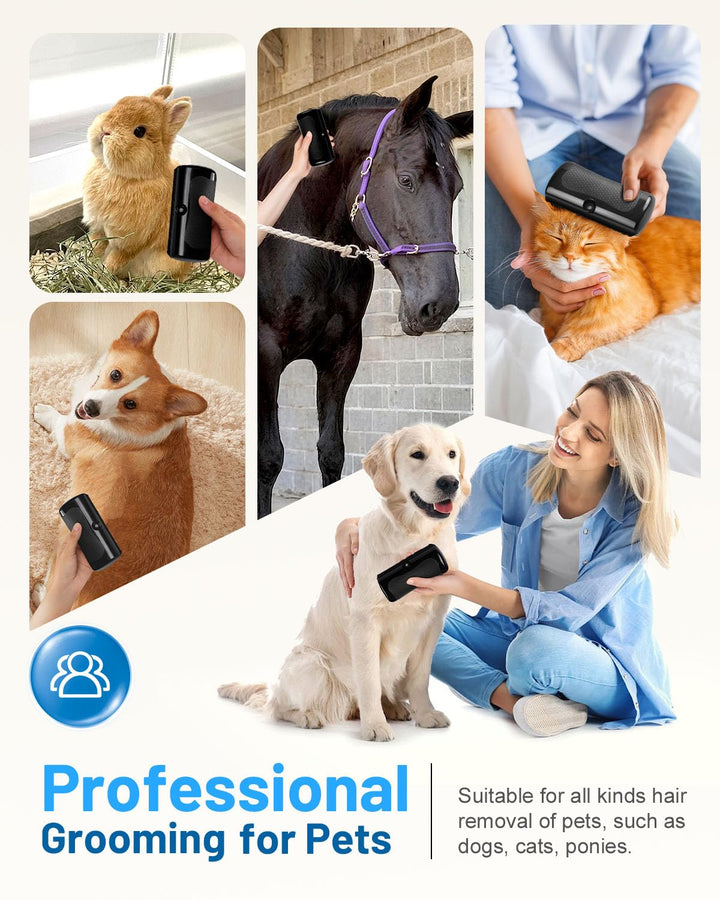 Grooming Pro Deshedding Brush, 2026 Upgraded Groomingpro Deshedding Dog Brush 2.0- Pet Hair Remover Comb, Professional Dog Brush for Shedding Short Haired and Long Haired Dogs Cats Rabbit Horse