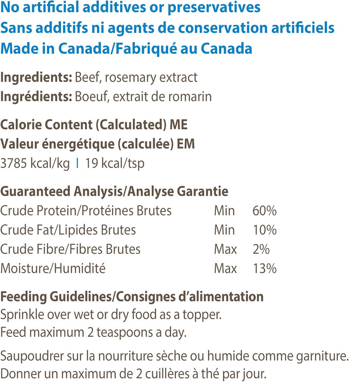 Beef Sprinkles Dog Food Topper - 120G (1 Pack)