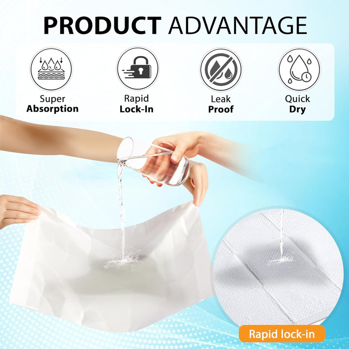 14" X 18" Disposable Bird Cage Liners 50 Units, Super Absorbent, Parakeets, Cockatiels, Doves, Canaries, Parrots