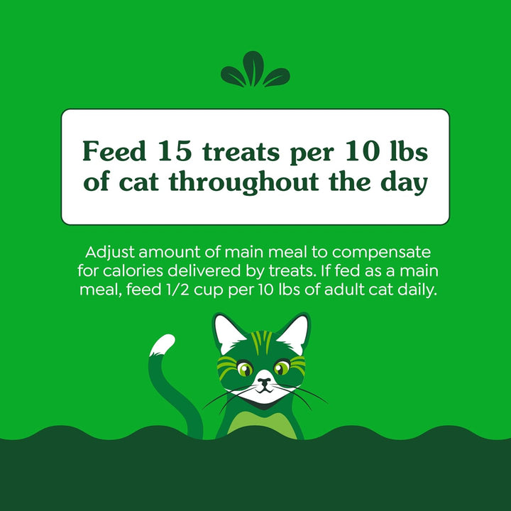 Feline Smartbites Skin & Fur Health Crunchy and Soft Cat Treats, Salmon Flavor, 4.6 Oz. Pack