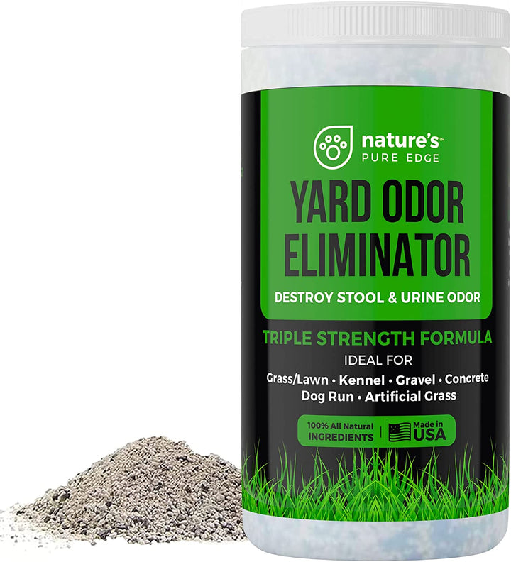 Yard Odor Eliminator. Perfect for Artificial Grass, Patio, Kennel, and Lawn. Instantly Removes Stool and Urine Odor. Long Lasting. Kid and Pet Safe.