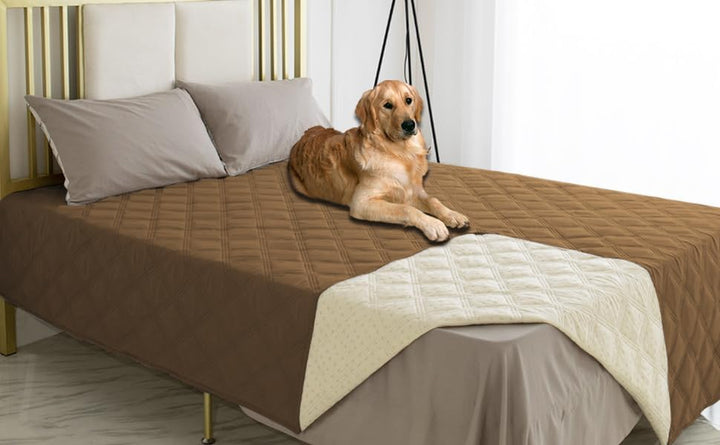 Waterproof Dog Bed Cover Pet Blanket with Anti-Slip Back for Furniture Bed Couch Sofa