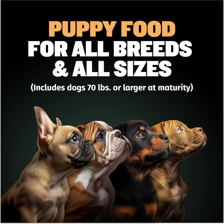 Wet Puppy Food - Instant Fresh Dehydrated High Protein Soft Dog Food with Chicken - Healthy Growth for Small & Large Breed Puppies - 2 Dry Dog Food Pounds (Makes 5.5 Lbs. of Wet Food)