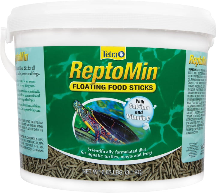 Reptomin Floating Food Sticks, for Aquatic Turtles, Newts and Frogs, 1.43 Pounds