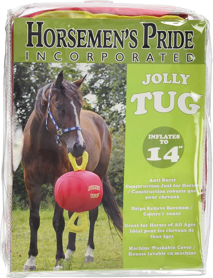 14" Jolly Tug Horse Toy, Blue (JT14 B),All Breed Sizes
