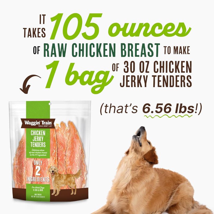 Chicken Jerky for Dogs - Limited Ingredient Dog Treats for Dogs 30 Oz. Pouch