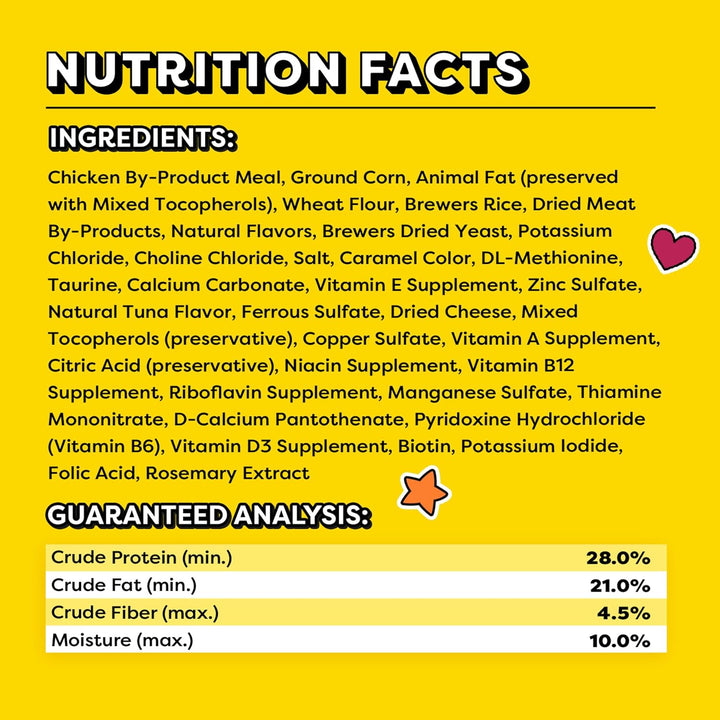 Classic Crunchy and Soft Cat Treats, Savory Salmon Flavor, 30 Oz. Tub