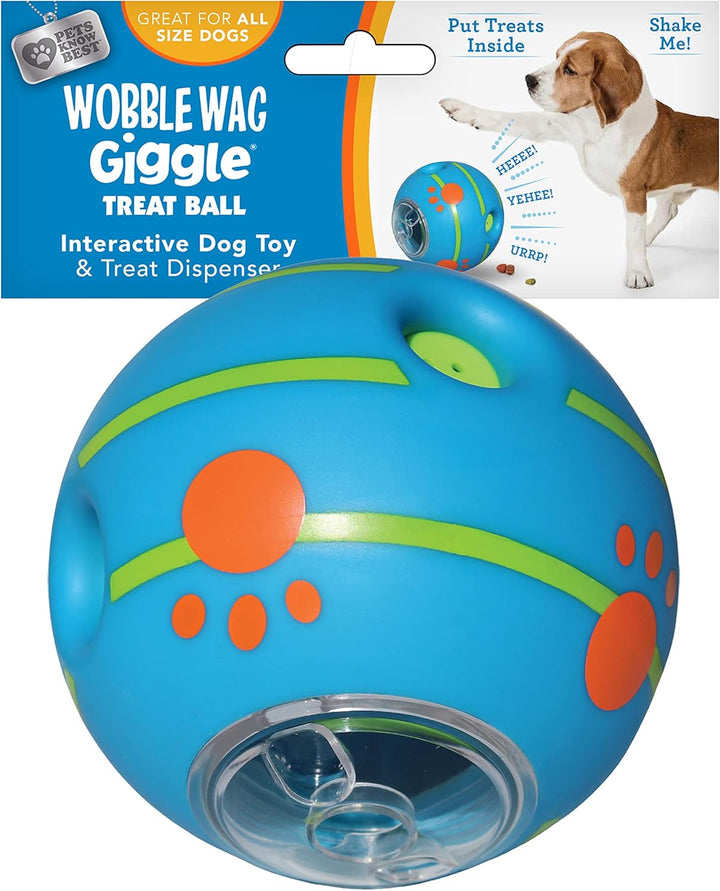 Ball | Rolling Enrichment Toy for Fun Playtime, Interactive Play for Indoor or Outdoor, Keeps Dogs & Puppies Large, Medium or Small Busy & Moving, as Seen on TV | Pack of 1