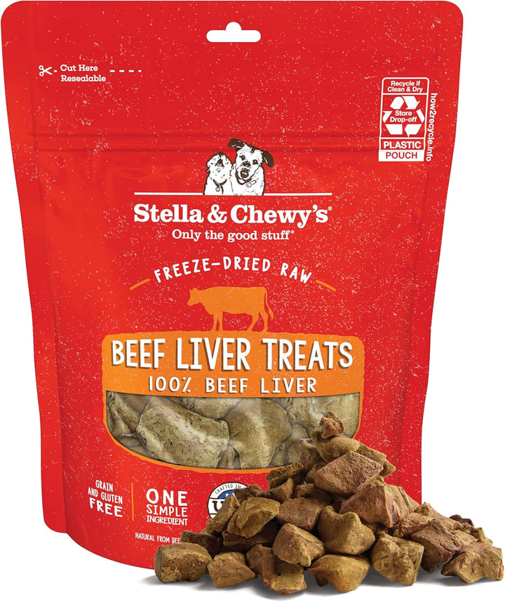 Freeze-Dried Raw Chicken Heart Dog Treats - Single Ingredient, No Additives - Premium Training Treats - Perfect for Picky Eaters - 11Oz Bag
