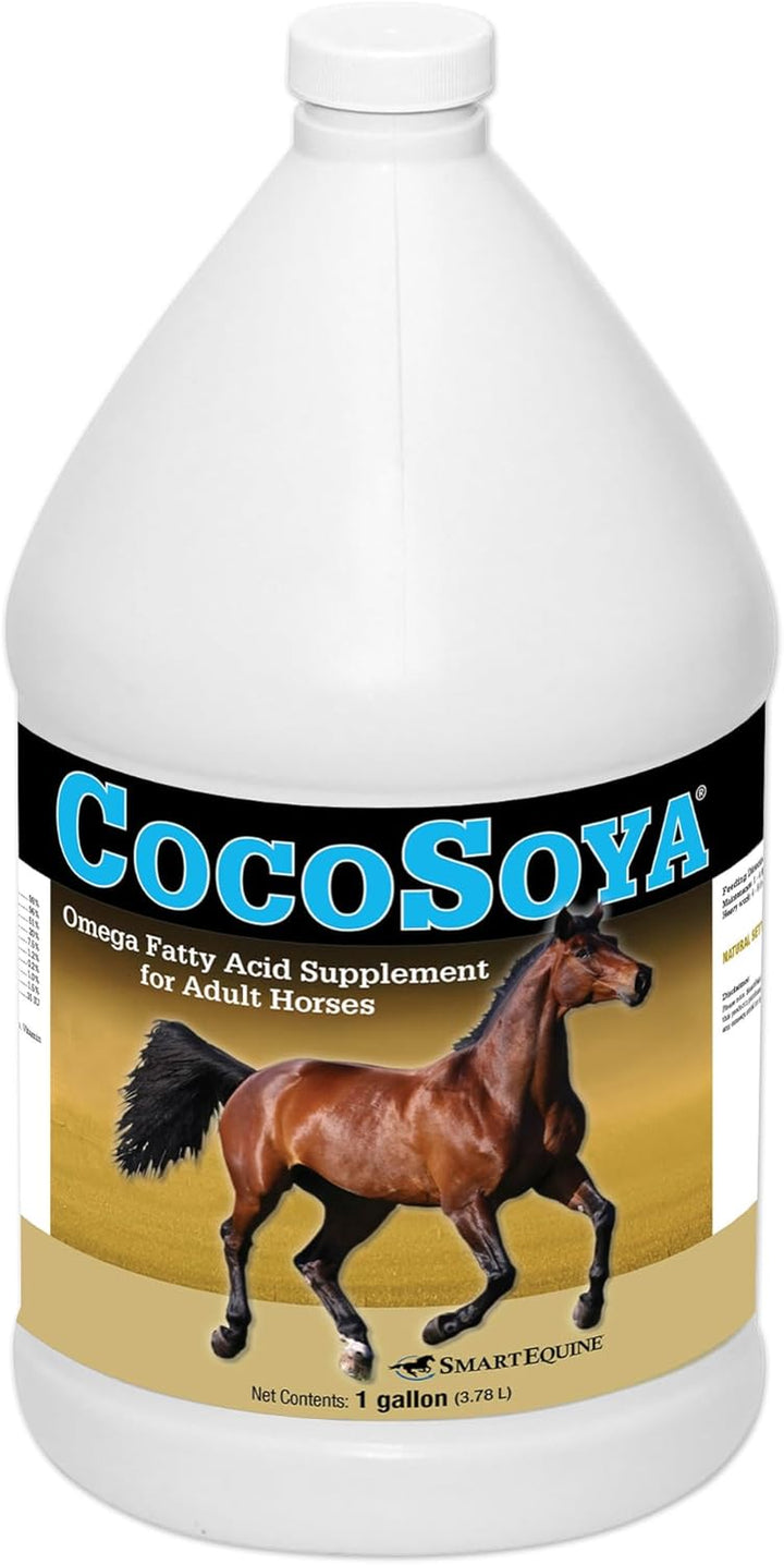 Cocosoya Oil | Oil for Skin and Coat | Contains Soybean and Coconut Oil for Overall Coat Shine and Horse Health | Nourishing Fatty Acids for a Lustrous Appearance | 1 Gallon