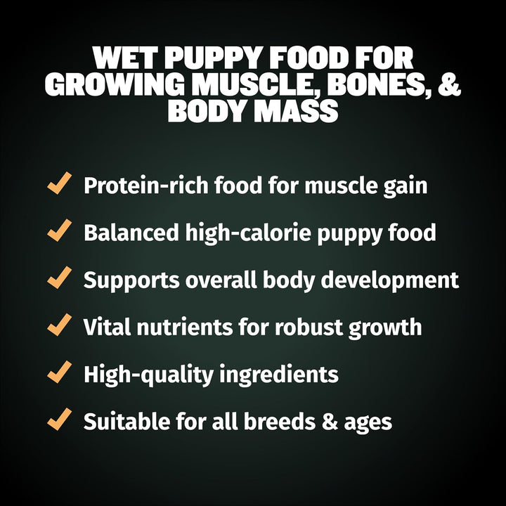 Wet Puppy Food - Instant Fresh Dehydrated High Protein Soft Dog Food with Chicken - Healthy Growth for Small & Large Breed Puppies - 2 Dry Dog Food Pounds (Makes 5.5 Lbs. of Wet Food)
