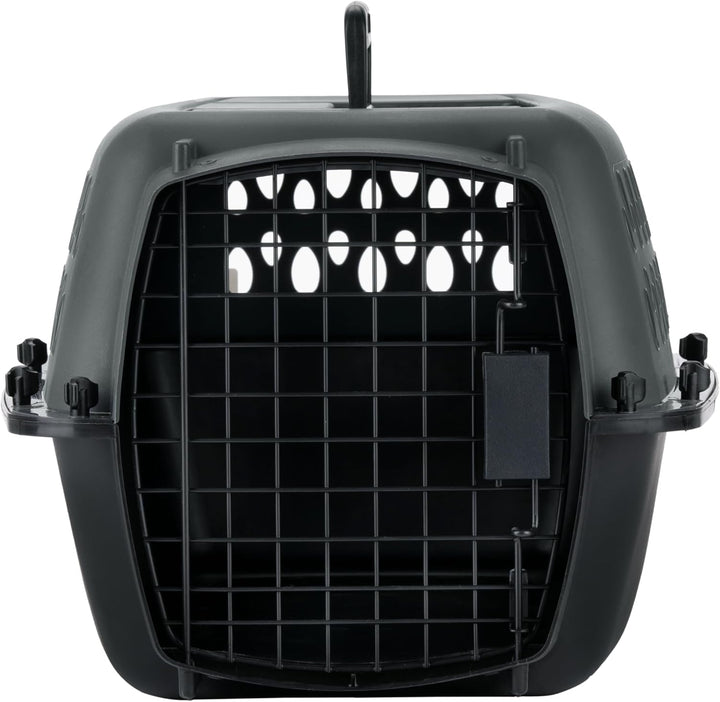 Pet Porter Fashion Dog Kennel 26", Parisian Blue & Black, for Pets 20-25Lbs, Made in USA