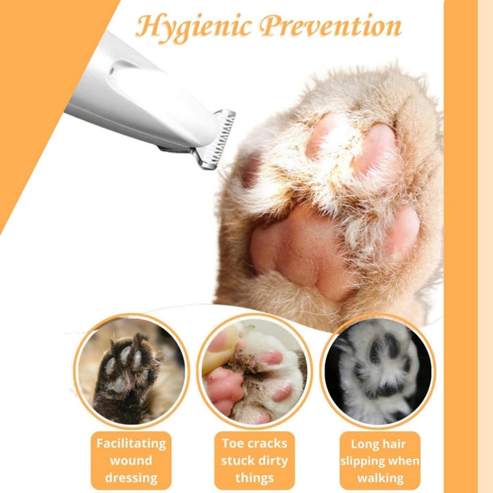 Belvedir Cat Grooming Trimmer, Belvedir Cat Trimmer, Cordless Pet Shaver, Low Noise Waterproof Rechargeable, for for Cats, Small Dogs & Animals Paws, Ears, Rump, Face, Eyes