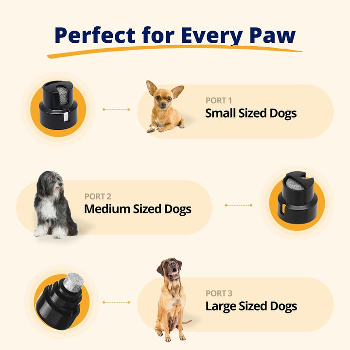 Silent Groom Pro Pet Nail Grinder | Whisper Quiet Claw Trimmer for Dogs, Cats and Other Animals | Safe & Stress Free Nail Grooming, Ideal for Sensitive Dogs of All Breeds & Sizes