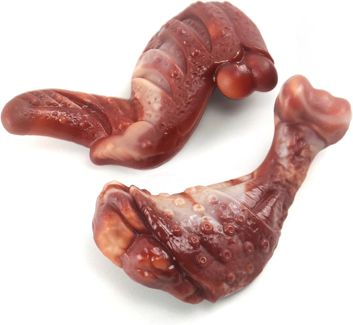 Dog Chew Toys for Aggressive Chewers：2 Pack Indestructible Dog Toy for Large Breed- Tough Nylon Teething Bone Toy to Keep Them Busy