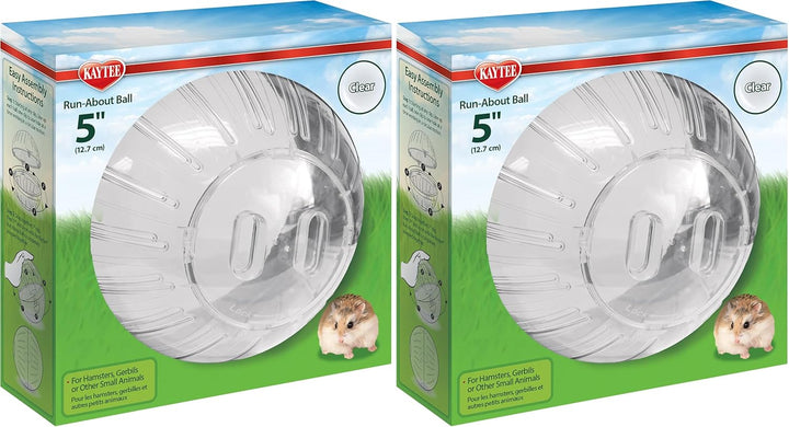 7" Clear Run-About Exercise Ball for Pet Hamsters & Gerbils