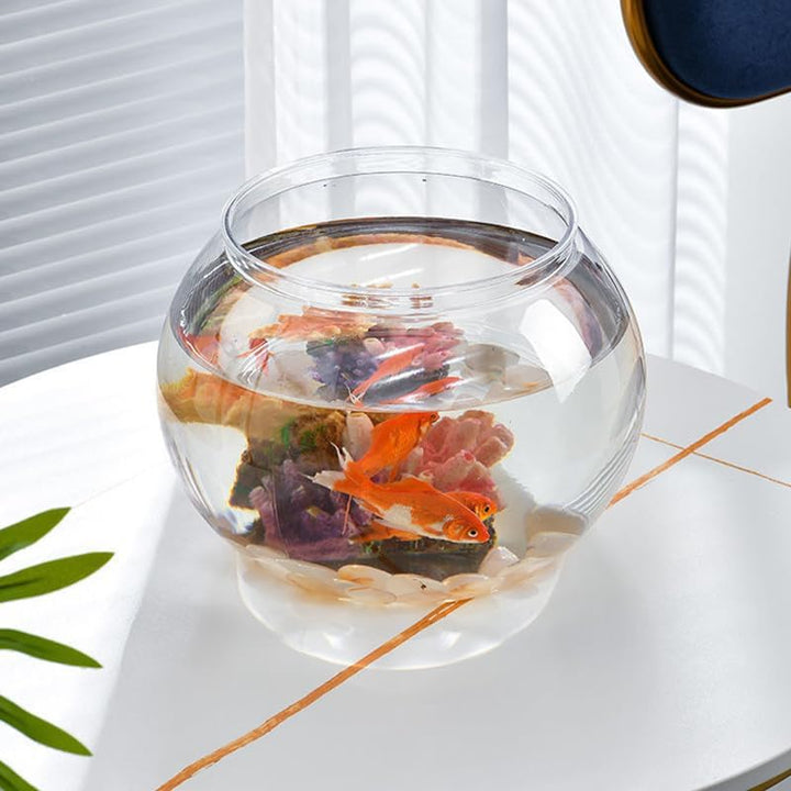 （Large Size） 3 Gallon Plastic Fish Bowl, Aquarium Fish Tank 11.5 Liters