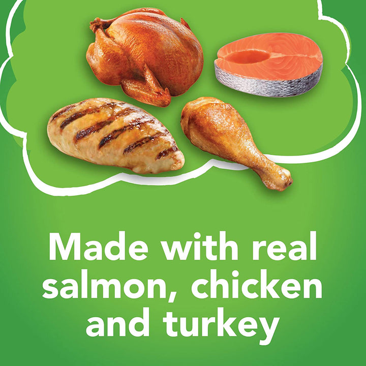 Purina  Wet Cat Food Pate Variety Pack Salmon Dinner, Turkey and Giblets Dinner and Mixed Grill - (2 Packs of 12) 5.5 Oz. Cans