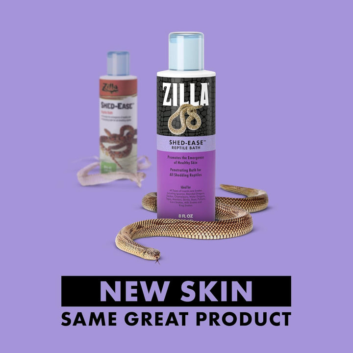 Shed-Ease Reptile Bath, Shedding Support and Penetrating Bath for All Lizards and Snakes