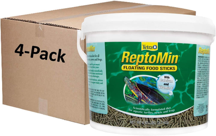 Reptomin Floating Food Sticks, for Aquatic Turtles, Newts and Frogs, 1.43 Pounds
